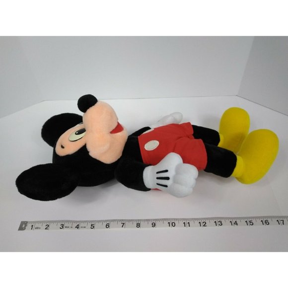 VINTAGE Disneyland Walt Disney World Mickey Mouse Plush Stuffed Animal 14" 1980s - Picture 8 of 11